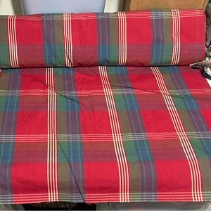Ikea fabric in plaid pattern new. price per two yards